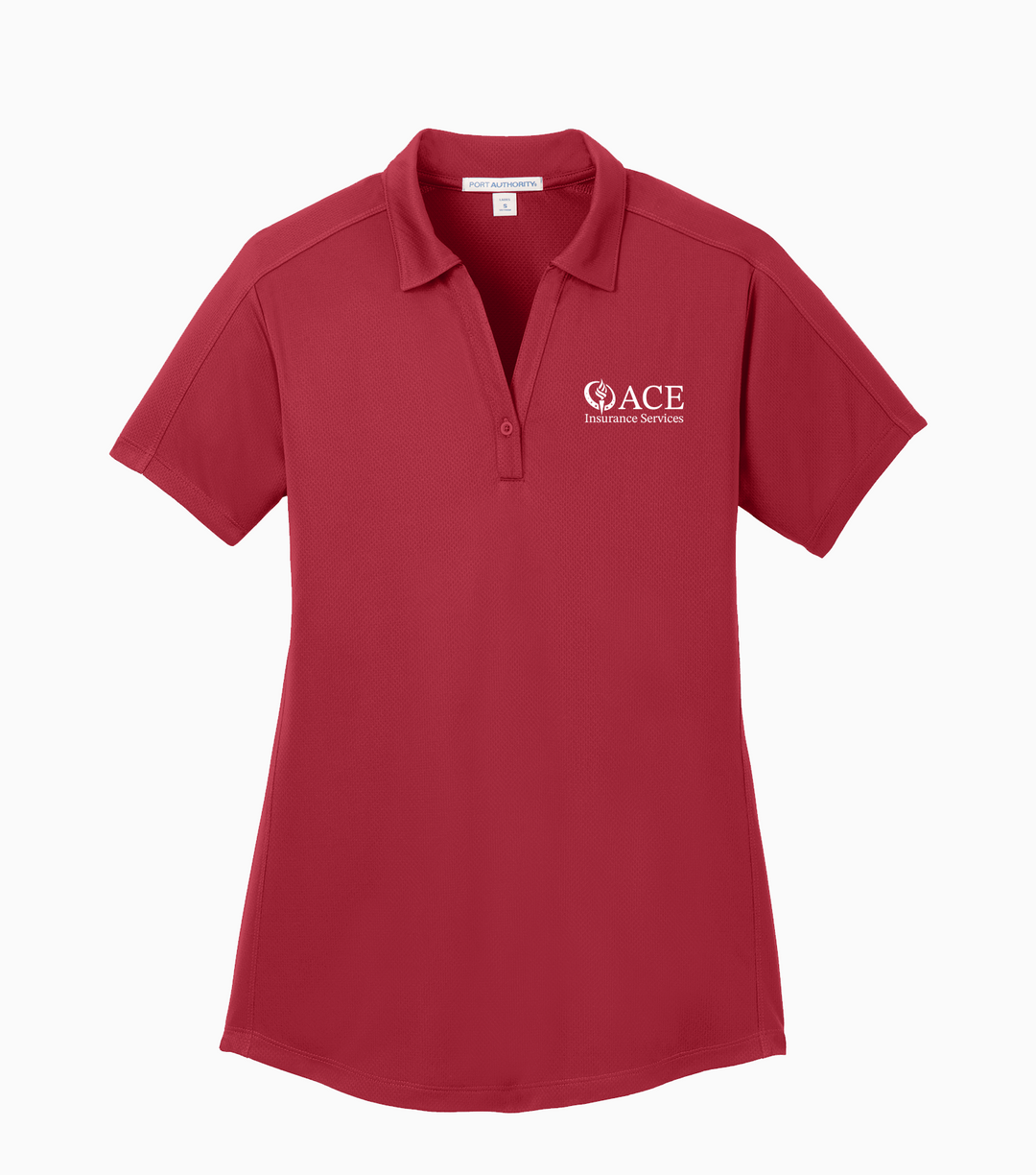 Ladies Diamond Jacquard Polo