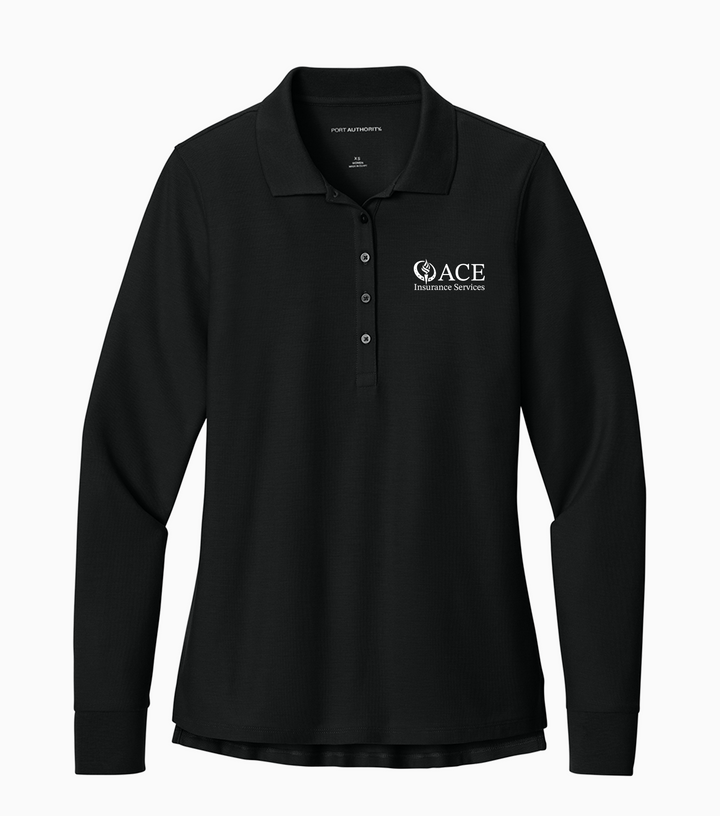 Ladies Signature Pique LS Polo