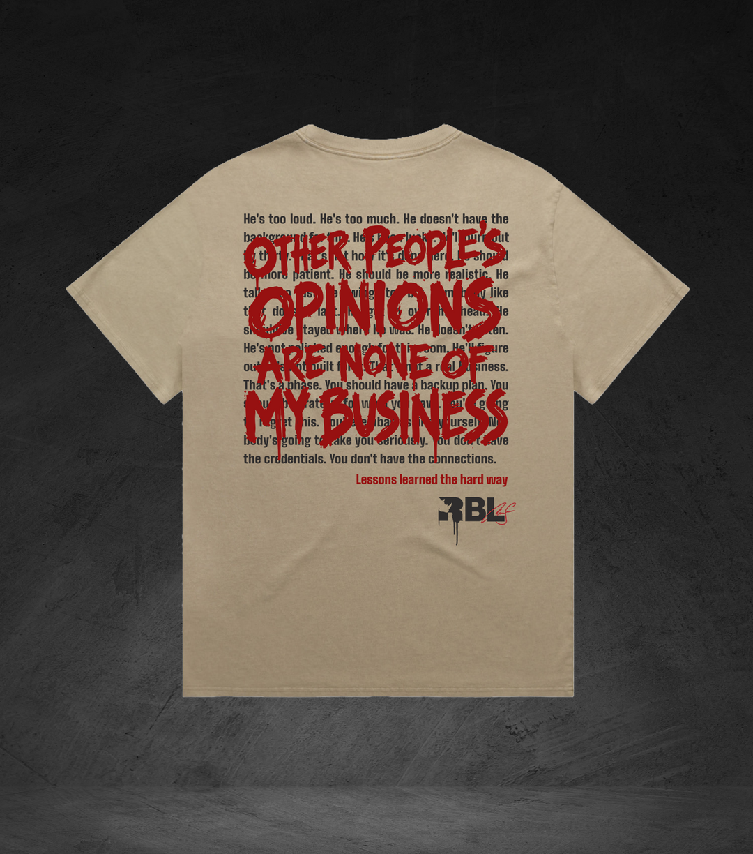 GET REAL Tee - Faded Heavyweight