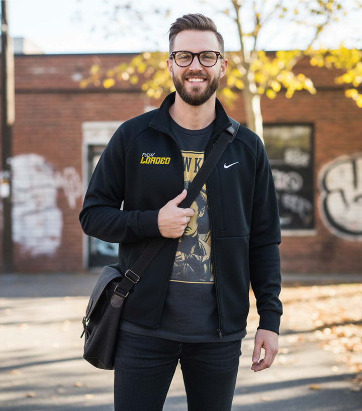 Full-Zip Chest Swoosh Jacket