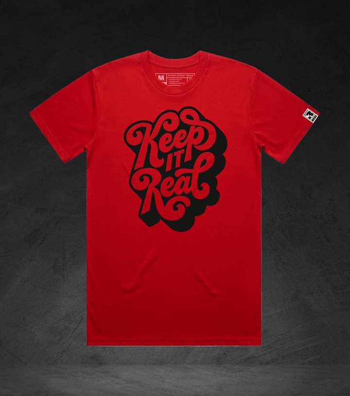 KEET IT REAL - Typography Tee