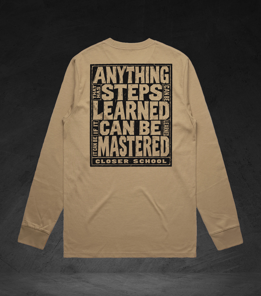 MASTERED TEE (Long Sleeve)