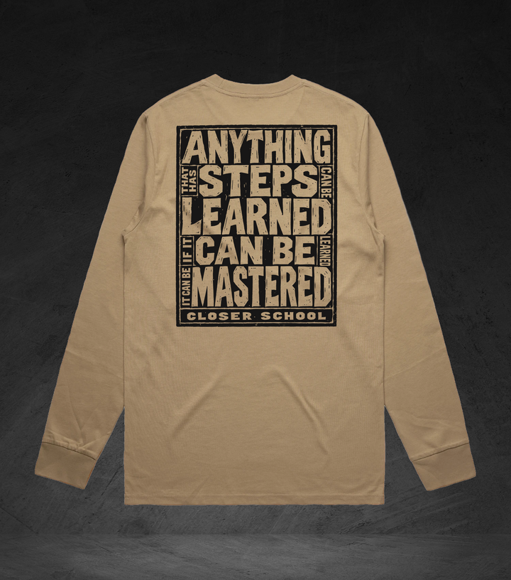 MASTERED TEE (Long Sleeve)