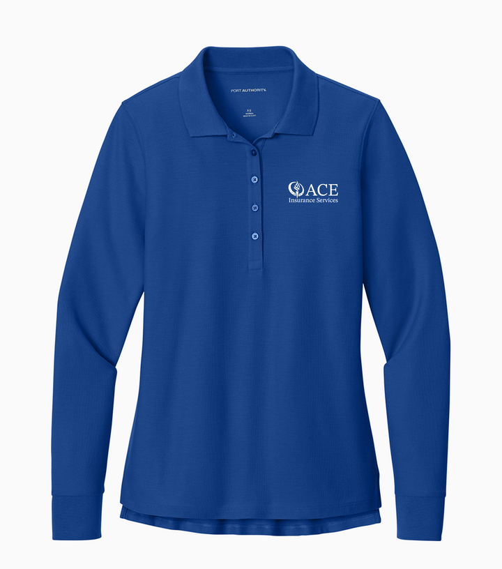 Ladies Signature Pique LS Polo